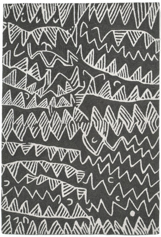 Trans Ocean Napa Collection 1100/47 ZIG ZAG MIDNIGHT