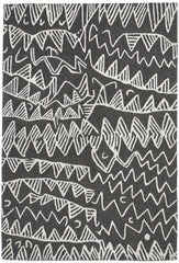 Trans Ocean Napa Collection 1100/47 ZIG ZAG MIDNIGHT