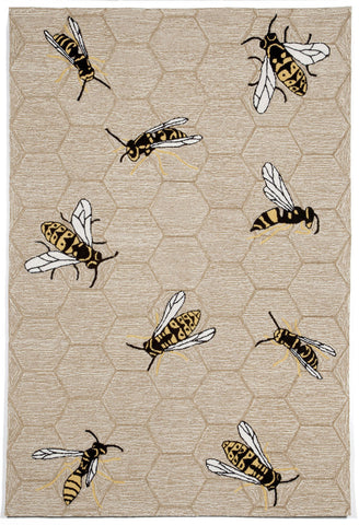 Trans Ocean Napa Collection 1107/12 HONEY BEE NEUTRAL