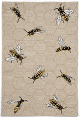 Trans Ocean Napa Collection 1107/12 HONEY BEE NEUTRAL
