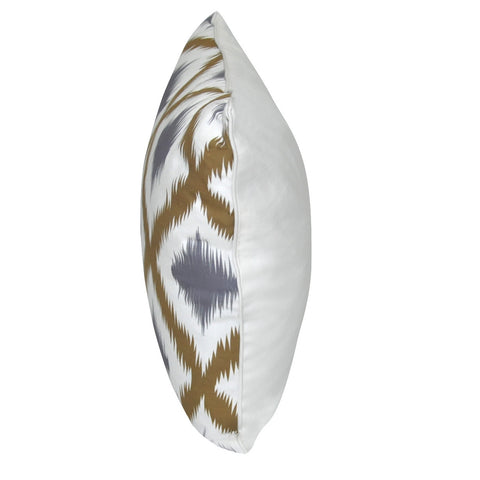 18" x 18" Brown Ikat Decorative Pillow P0003-1818P