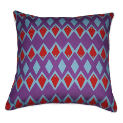 18" x 18" Purple Diamond Decorative Pillow P0019-1818P