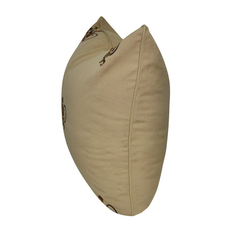 20" x 20" Tan Monkey Decorative Pillow P0032-2020P
