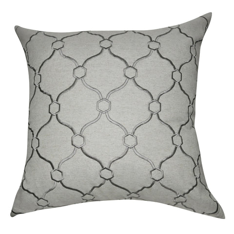 20" x 20" Linen Chainmail Decorative Pillow P0040-2020P