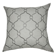 20" x 20" Linen Chainmail Decorative Pillow P0040-2020P