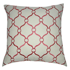 20" x 20" Pink Chainmail Decorative Pillow P0042-2020P