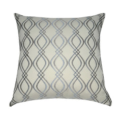 20" x 20" Light Blue Wavy Decorative Pillow P0048-2020P