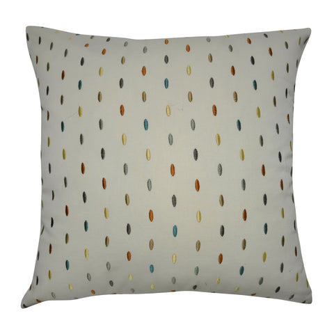 20" x 20" Orange PolkaDot Decorative Pillow P0061-2020P