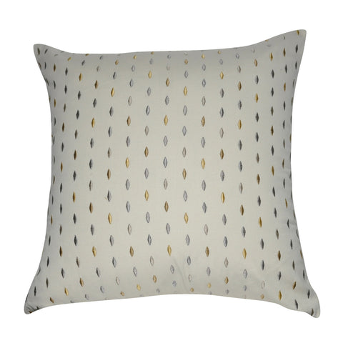 20" x 20" Dark Gray PolkaDot Decorative Pillow P0062-2020P