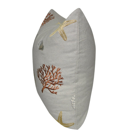 20" x 20" Linen Shell Decorative Pillow P0064-2020P