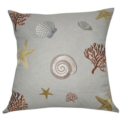 20" x 20" Linen Shell Decorative Pillow P0064-2020P