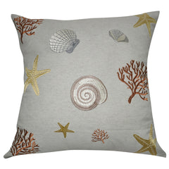 20" x 20" Linen Shell Decorative Pillow P0064-2020P