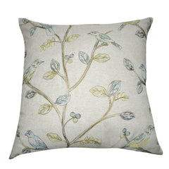 20" x 20" Linen Bird Decorative Pillow P0065-2020P