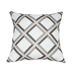 21" x 21" Taupe Diamond Decorative Pillow P0070A-2121P