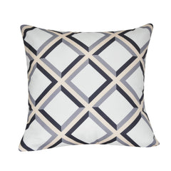 21" x 21" Charcoal Diamond Decorative Pillow P0071-2121P