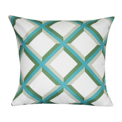 21" x 21" Seafoam Diamond Decorative Pillow P0074A-2121P