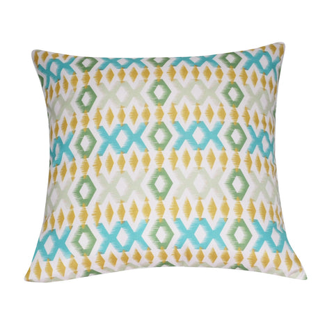 21" x 21" Green Diamond Decorative Pillow P0079-2121P