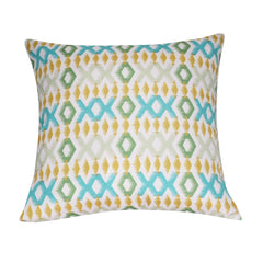 21" x 21" Green Diamond Decorative Pillow P0079-2121P