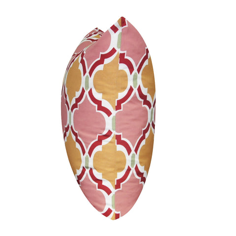 21" x 21" Pink Damask Decorative Pillow P0080A-2121P