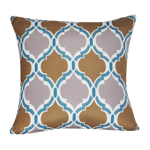 21" x 21" Gray Damask Decorative Pillow P0085A-2121P
