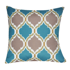 21" x 21" Taupe Damask Decorative Pillow P0089A-2121P