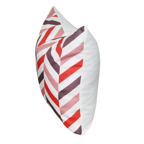 21" x 21" Coral Chevron Decorative Pillow P0094-2121P