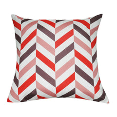 21" x 21" Coral Chevron Decorative Pillow P0094-2121P