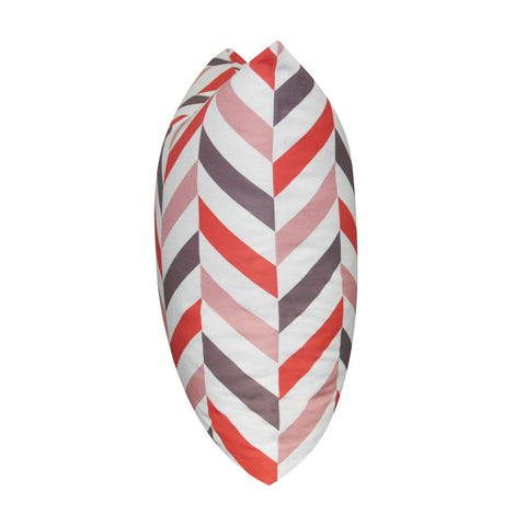 21" x 21" Coral Chevron Decorative Pillow P0094A-2121P