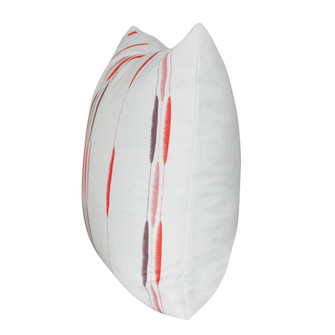 21" x 21" Coral Stripe Decorative Pillow P0097-2121P