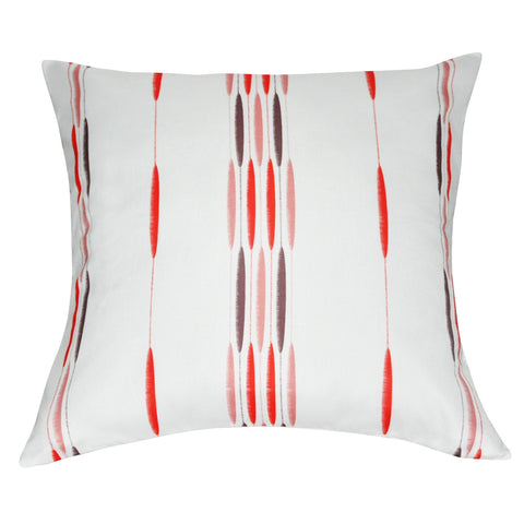21" x 21" Coral Stripe Decorative Pillow P0097-2121P