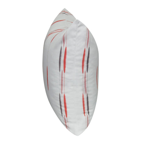 21" x 21" Coral Stripe Decorative Pillow P0097A-2121P