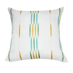 21" x 21" Dark Green Stripe Decorative Pillow P0098-2121P