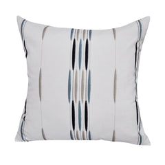 21" x 21" Taupe Stripe Decorative Pillow P0100-2121P