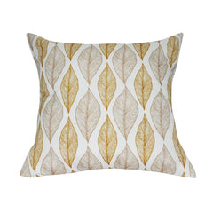 21" x 21" Gold Leaf Decorative Pillow P0102A-2121P