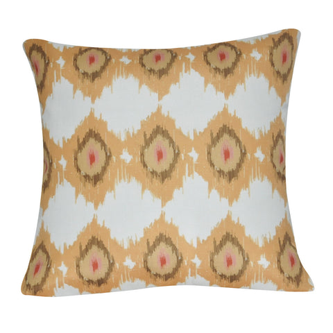 21" x 21" Gold Circles Decorative Pillow P0103A-2121P