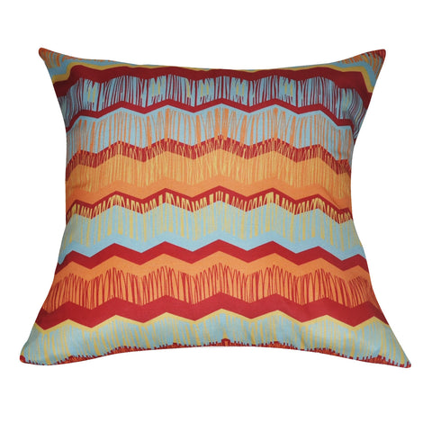 21" x 21" Multi Chevron Decorative Pillow P0105-2121P
