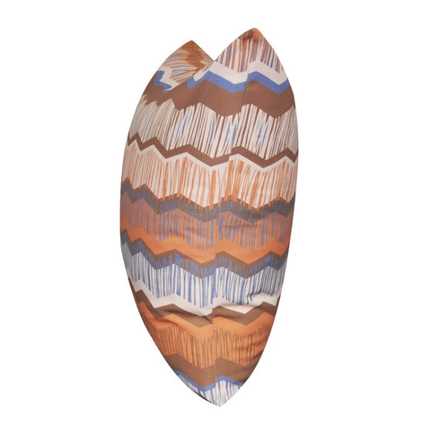 21" x 21" Orange Chevron Decorative Pillow P0109A-2121P