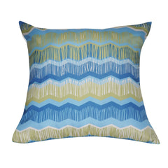 21" x 21" Olive Chevron Decorative Pillow P0111A-2121P