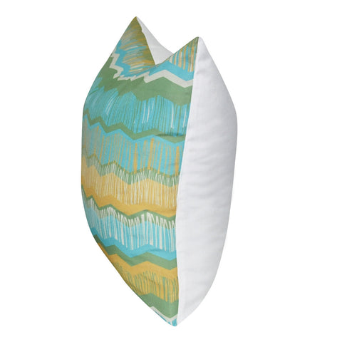 21" x 21" Seafoam Chevron Decorative Pillow P0113-2121P