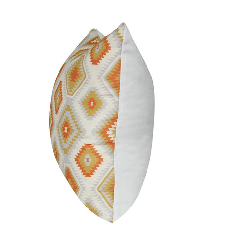 21" x 21" Orange Diamond Decorative Pillow P0114-2121P