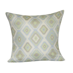 21" x 21" Light Blue Diamond Decorative Pillow P0115A-2121P