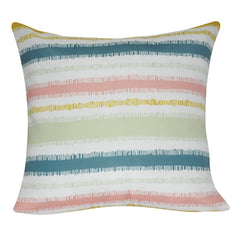 21" x 21" Pink Stripe Decorative Pillow P0118-2121P