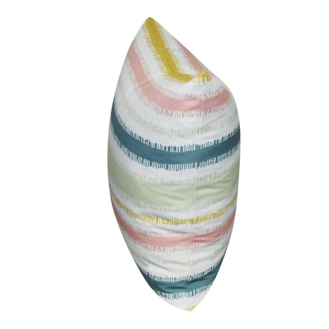 21" x 21" Pink Stripe Decorative Pillow P0118A-2121P