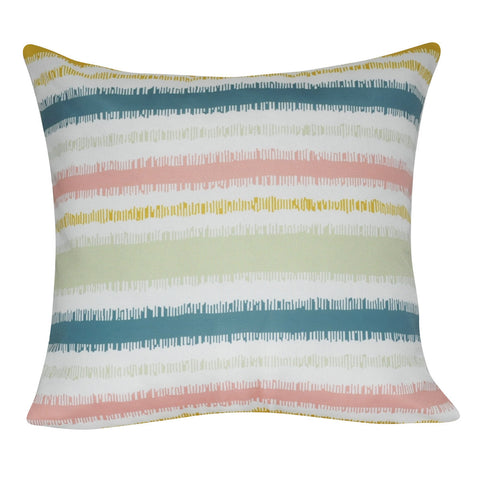 21" x 21" Pink Stripe Decorative Pillow P0118A-2121P