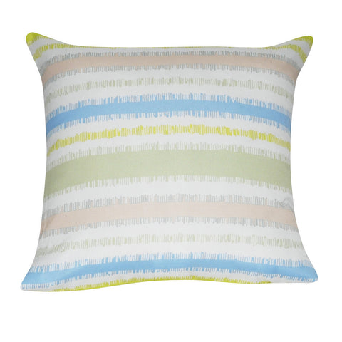 21" x 21" Lime Stripe Decorative Pillow P0119-2121P