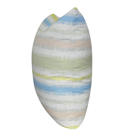 21" x 21" Lime Stripe Decorative Pillow P0119A-2121P