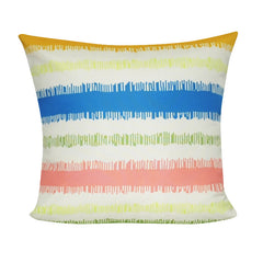 21" x 21" Multi Stripe Decorative Pillow P0121-2121P