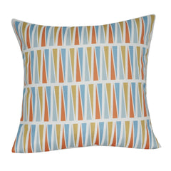21" x 21" Orange Geometric Decorative Pillow P0123-2121P