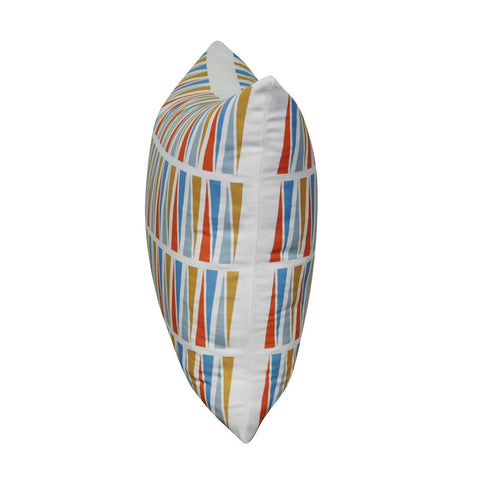21" x 21" Orange Geometric Decorative Pillow P0123A-2121P