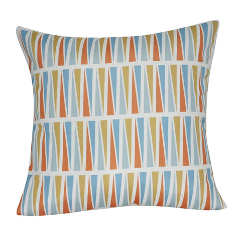 21" x 21" Orange Geometric Decorative Pillow P0123A-2121P